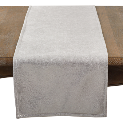 Silver Shimmering Table Runner