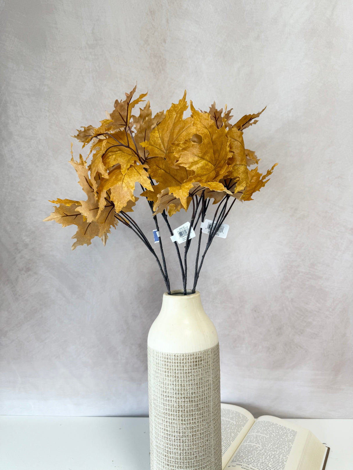 Amber Maple Leaf Spray