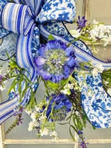 29" Scabiosa Bloom Wreath