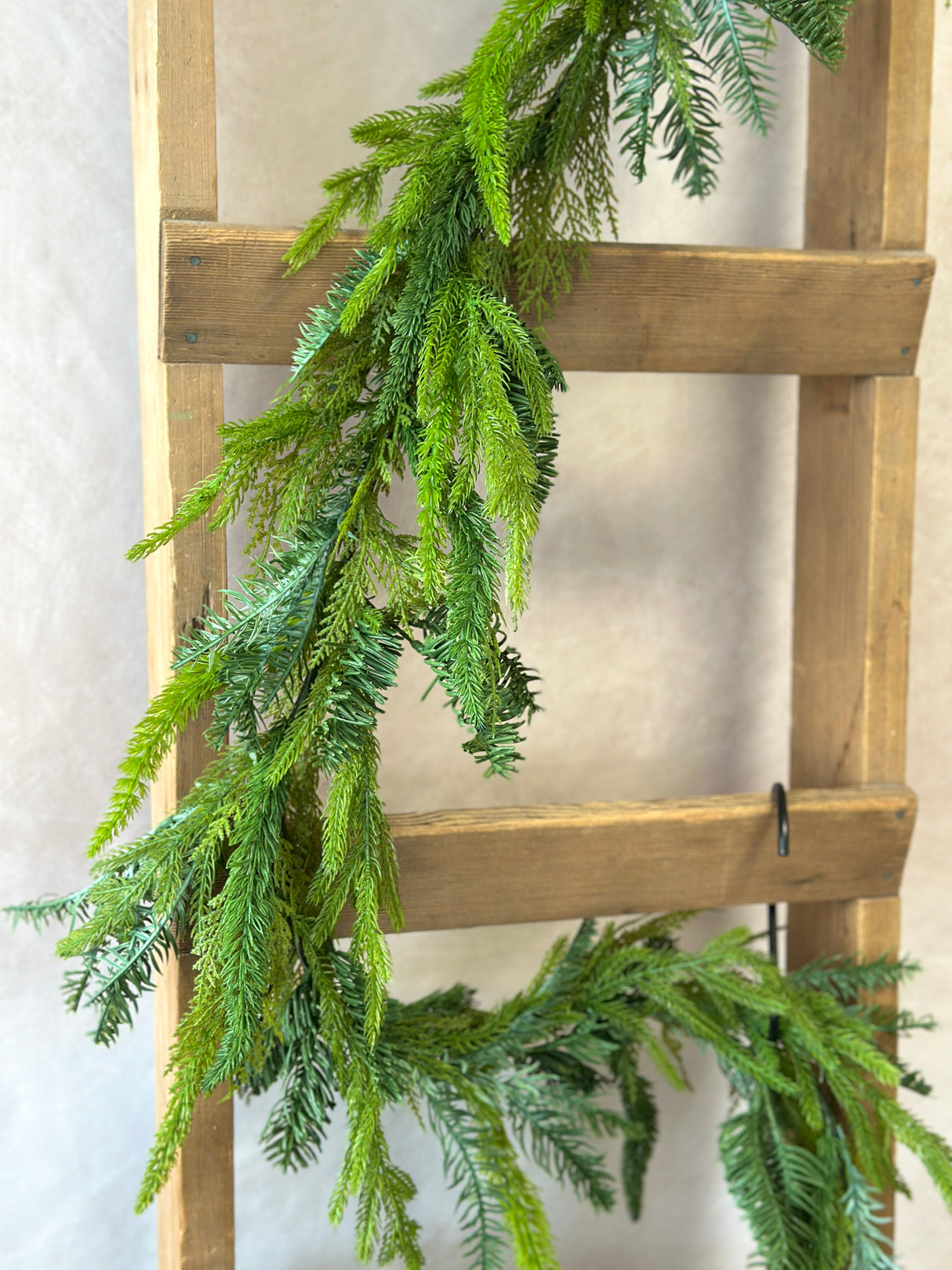 6' Real Touch Mixed Cedar Pine Garland