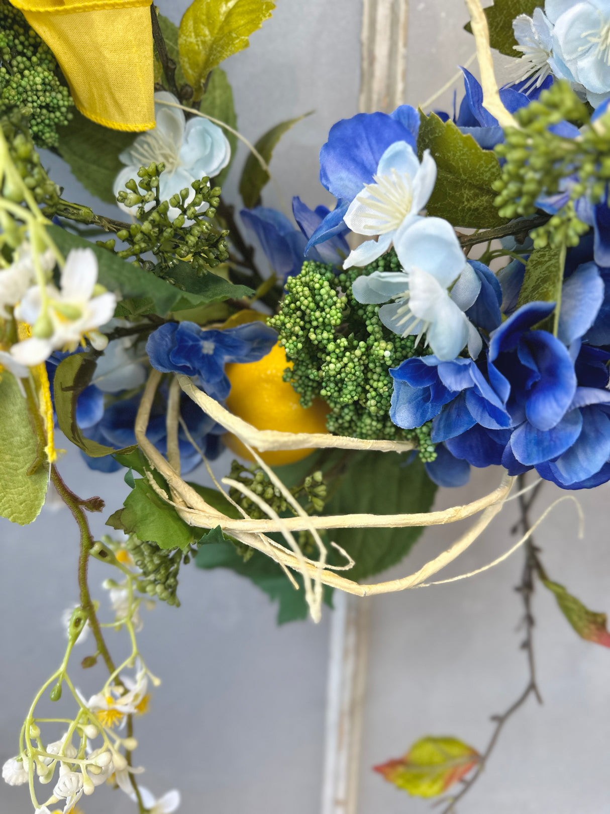 22" Lemon Drop Wreath