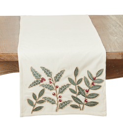 Holly Berry Table Runner