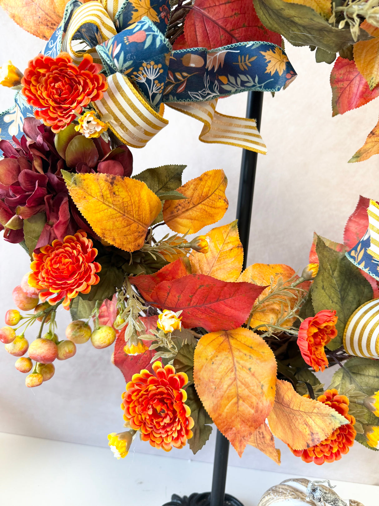 22" Falling Leaves Wreath