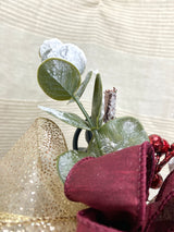 21" Winter Lily Lantern Swag