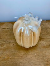 Orange Blown Glass Pumpkin - 4 Sizes