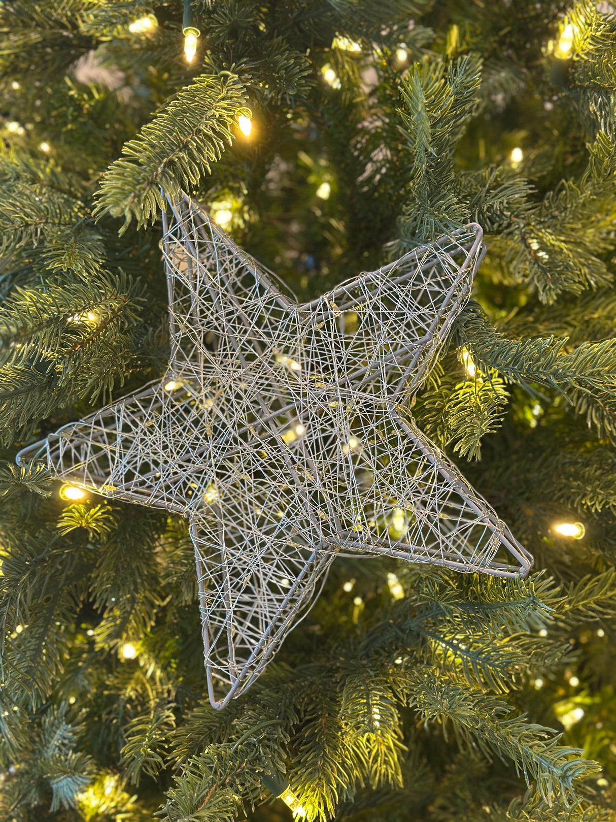 12" Warm 3D Lighted Star