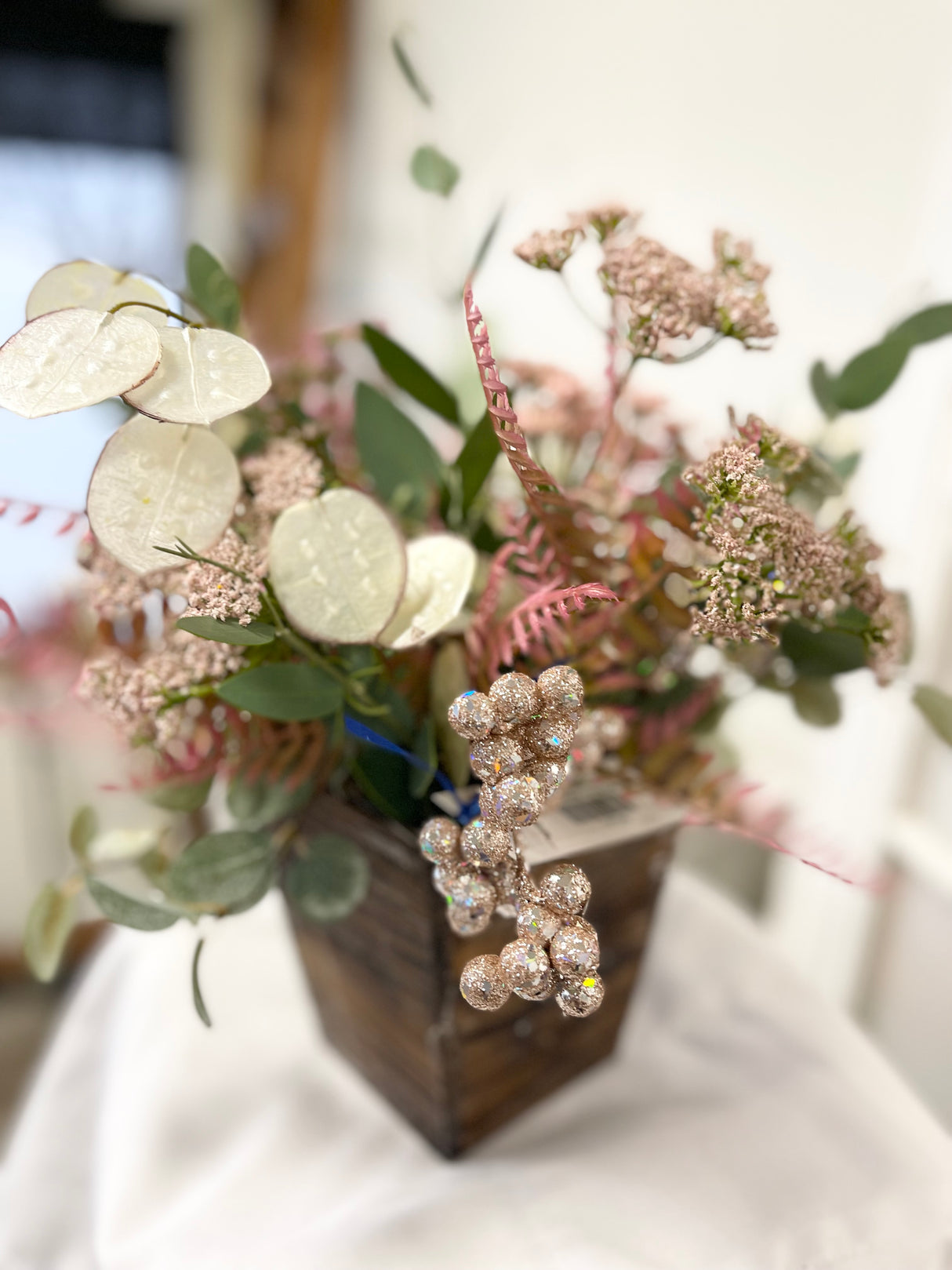 15" Pretty In Pink Centerpiece