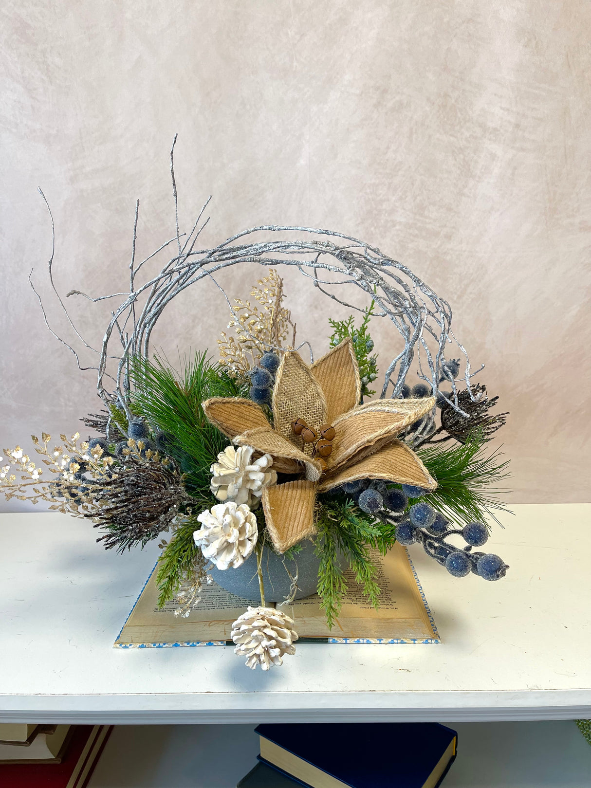 21" Season of Sparkle Centerpiece
