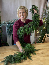 6' Cabin Cedar Garland