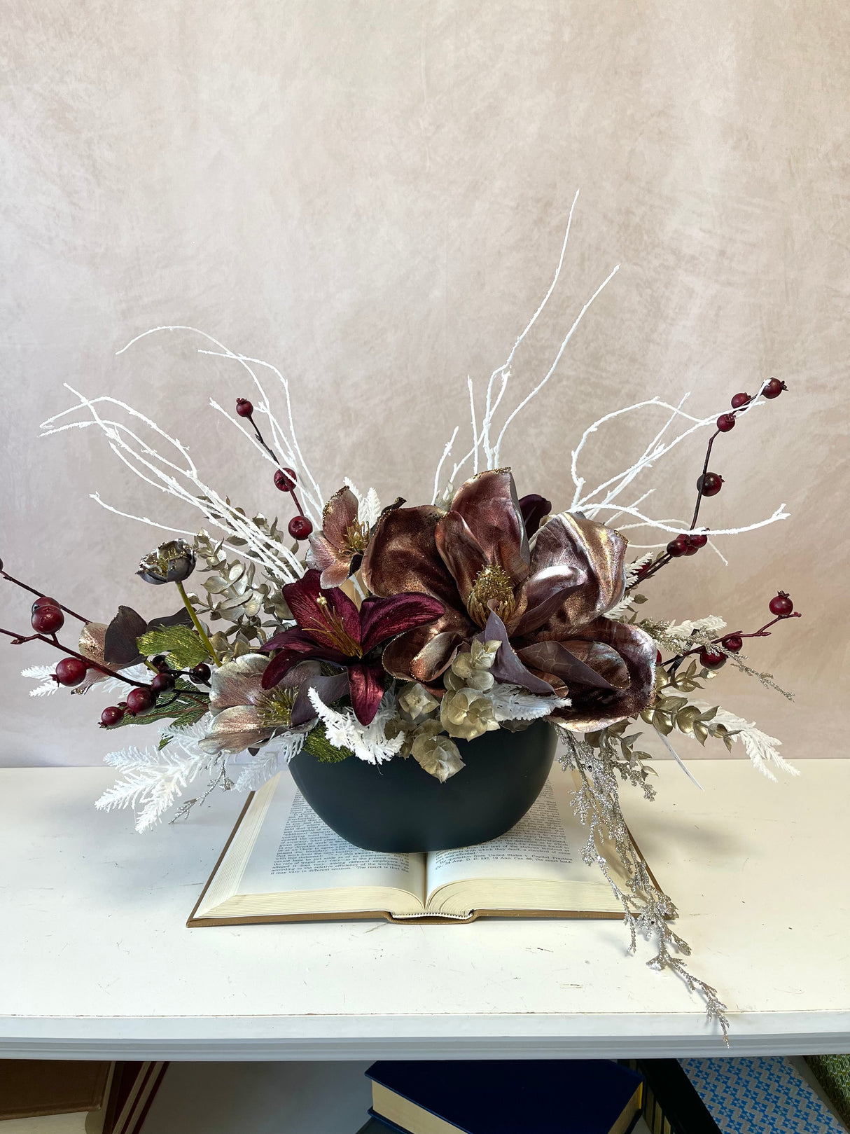 23" Fireside Bliss Centerpiece