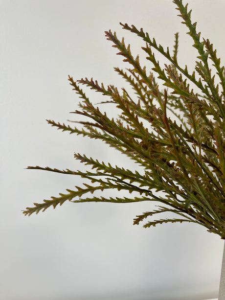 Green/Brown Real Touch Fern Bush