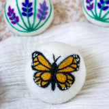 Butterfly & Lavender Eco Wool Dryer Ball Set