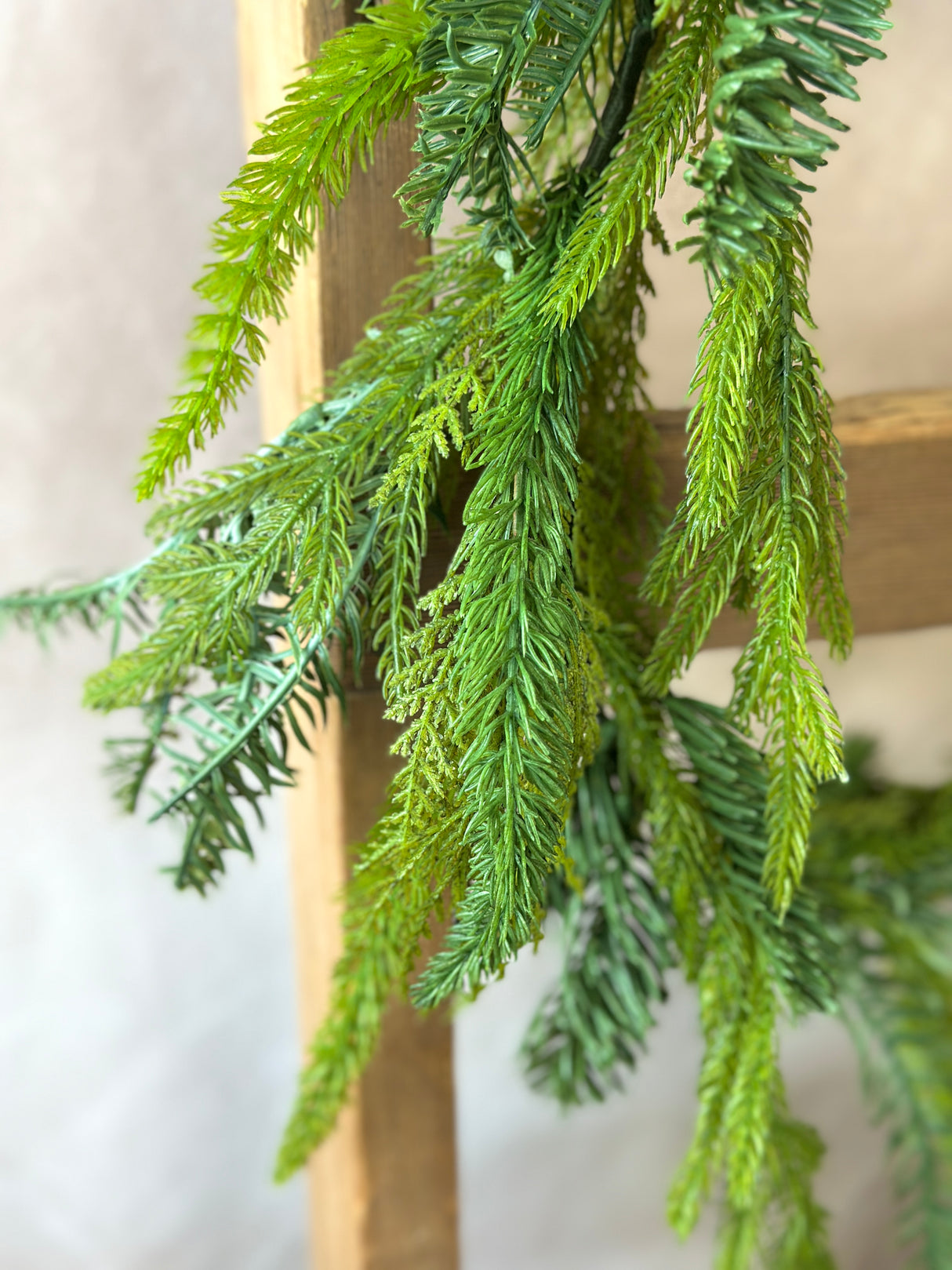 6' Real Touch Mixed Cedar Pine Garland