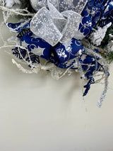 23" Heavenly Snow Wreath