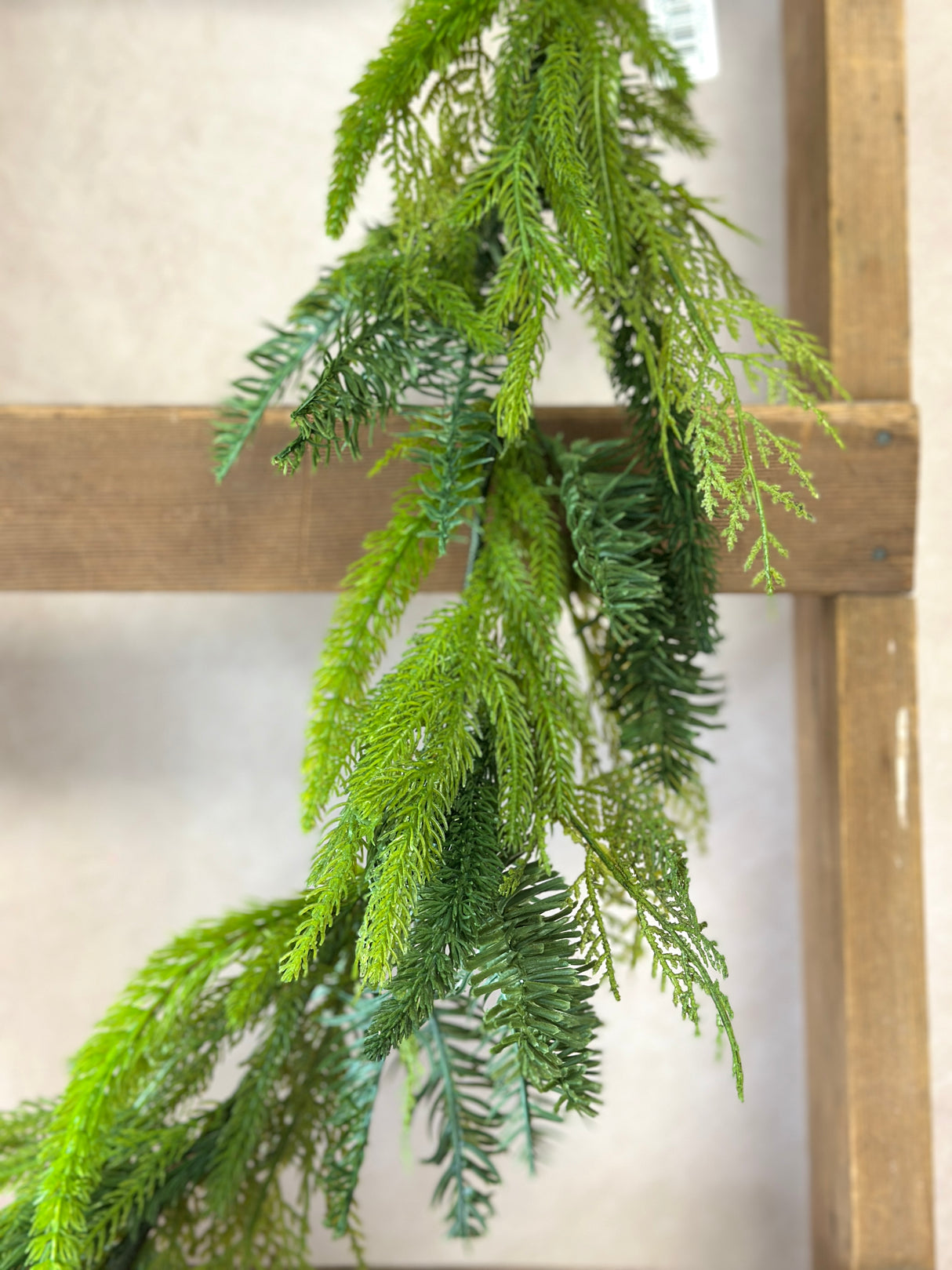 6' Real Touch Mixed Cedar Pine Garland