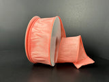 1.5" Coral Dupioni Ribbon Bolt