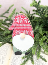 Red Sweater Gnome Sign