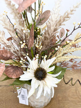 17" Beige and Beautiful Centerpiece