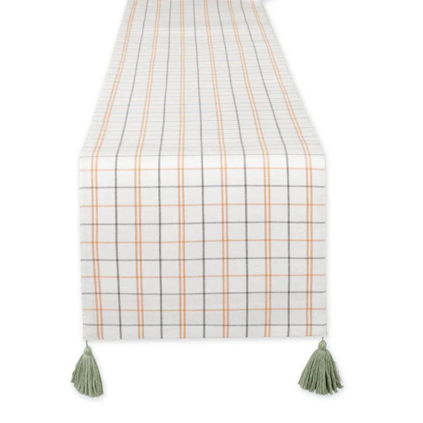 Gather Fall Squash Reversible Table Runner