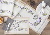 Lavender Garland Embellished Table Runner