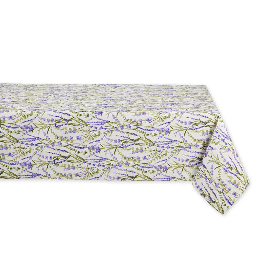 Lavender Fields Printed Tablecloth