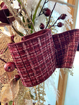 44" Burgundy Beauty Swag