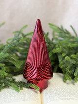 Noel Red Glass Tree