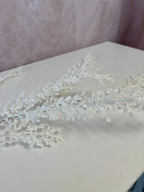 White Sequin Artemesia Garland