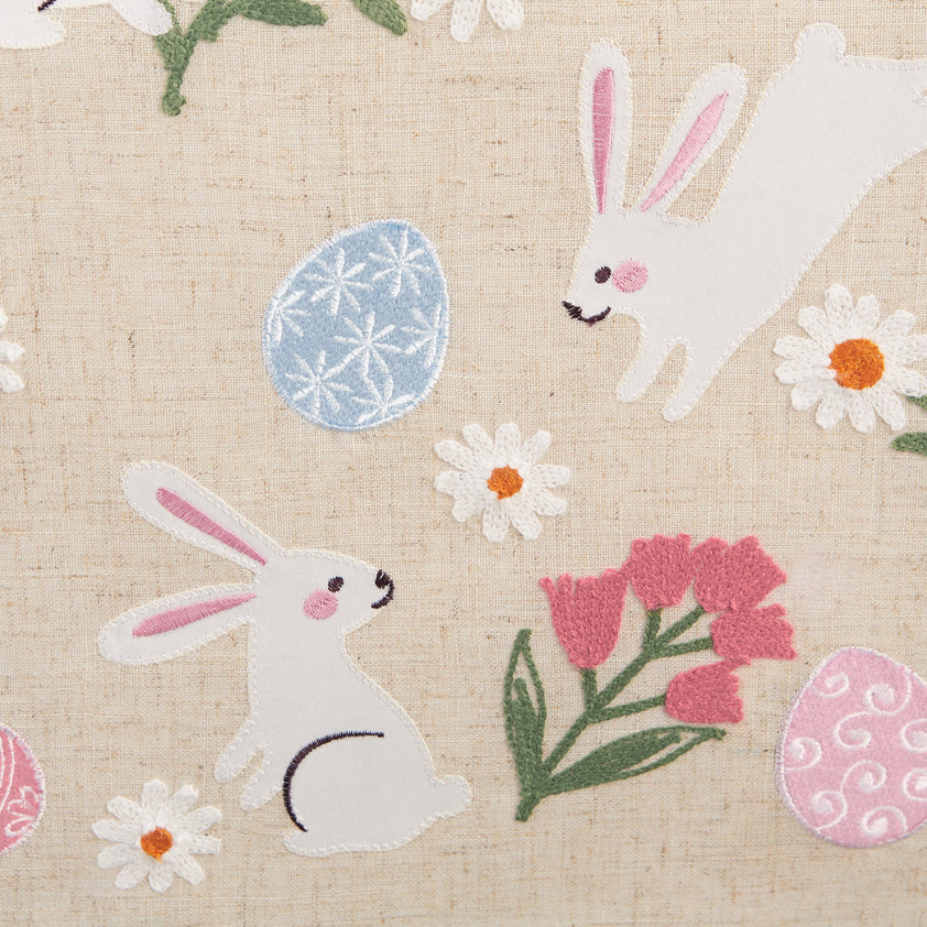 Hoppy Easter Embellished Table Runner