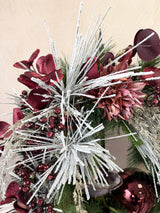 31" Burgundy Bliss Wreath