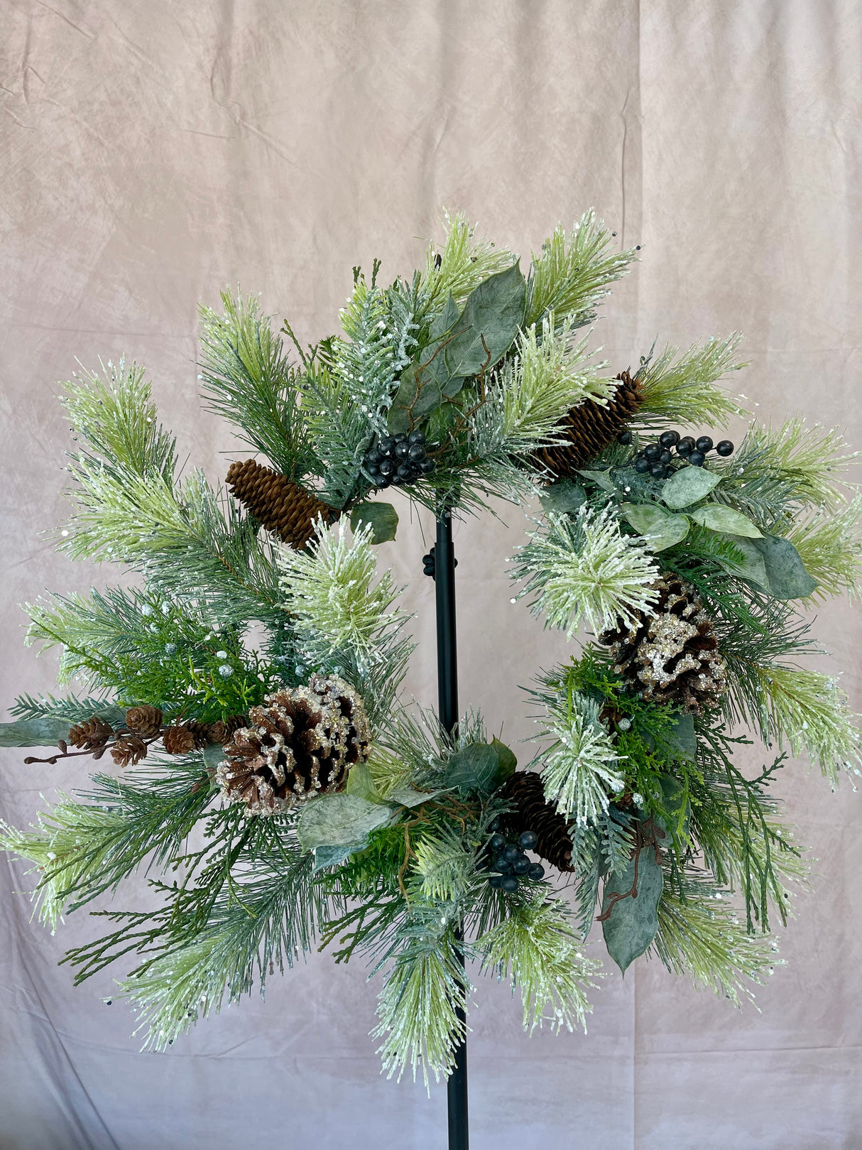 Frosted Pine Cedar Wreath