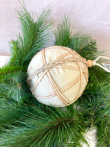 Nordic Rattan Felt Ornament
