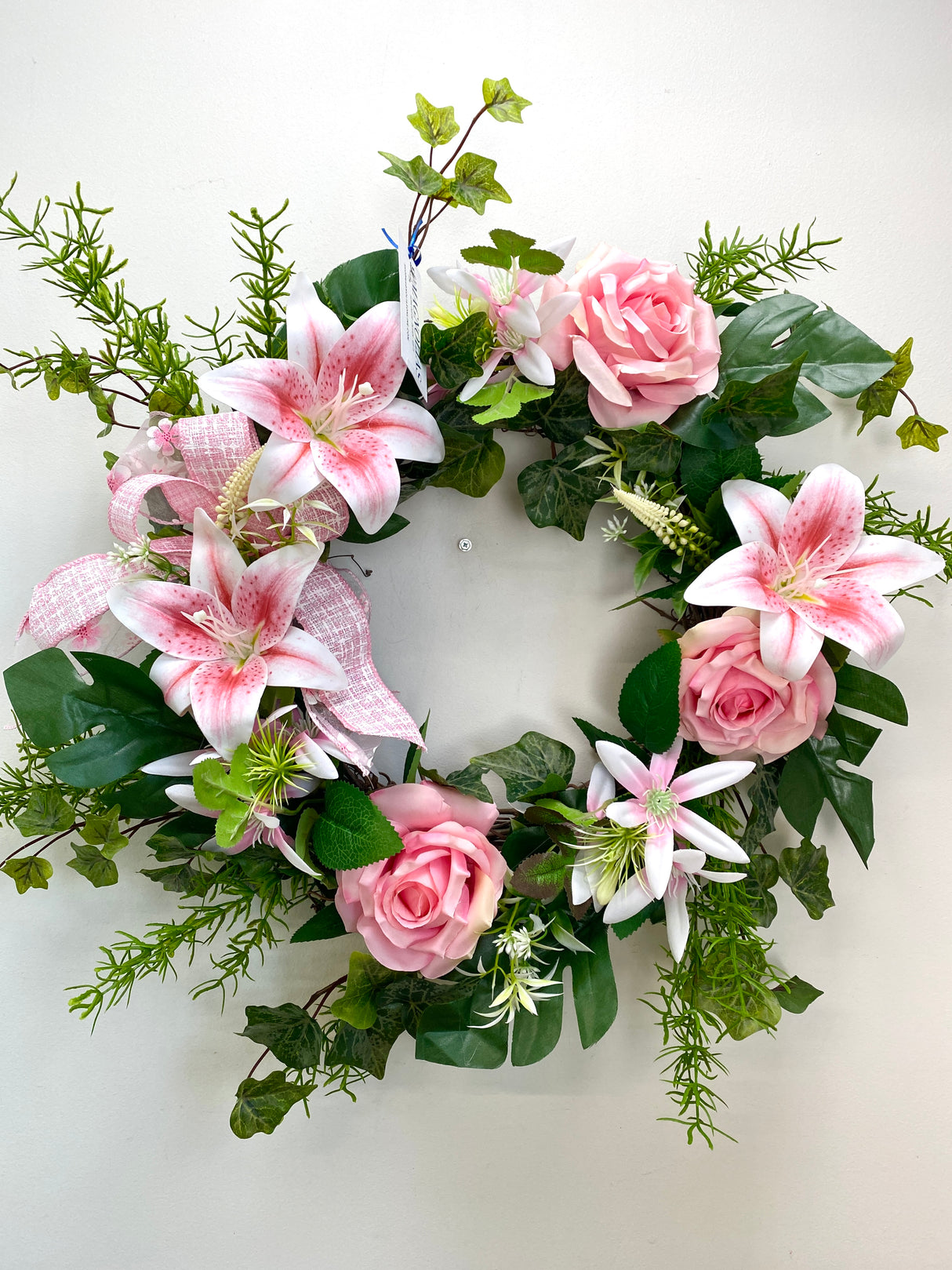 25" Pretty in Pink Wreath