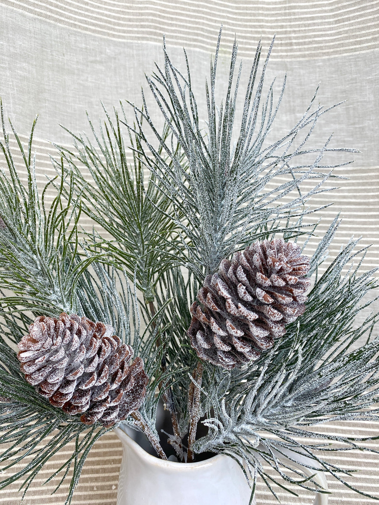 Winter Whimsy Long Needle Pine Pick