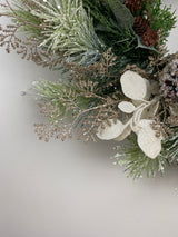 28" Sparkle Pine Wreath