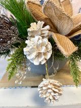 21" Season of Sparkle Centerpiece