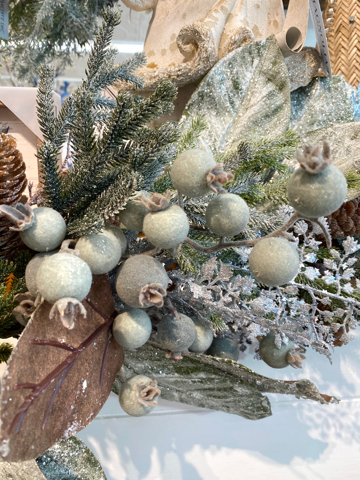 5" Serene Frost Garland