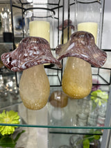 Purple Enchanted Glass Mushroom - 2 sizes