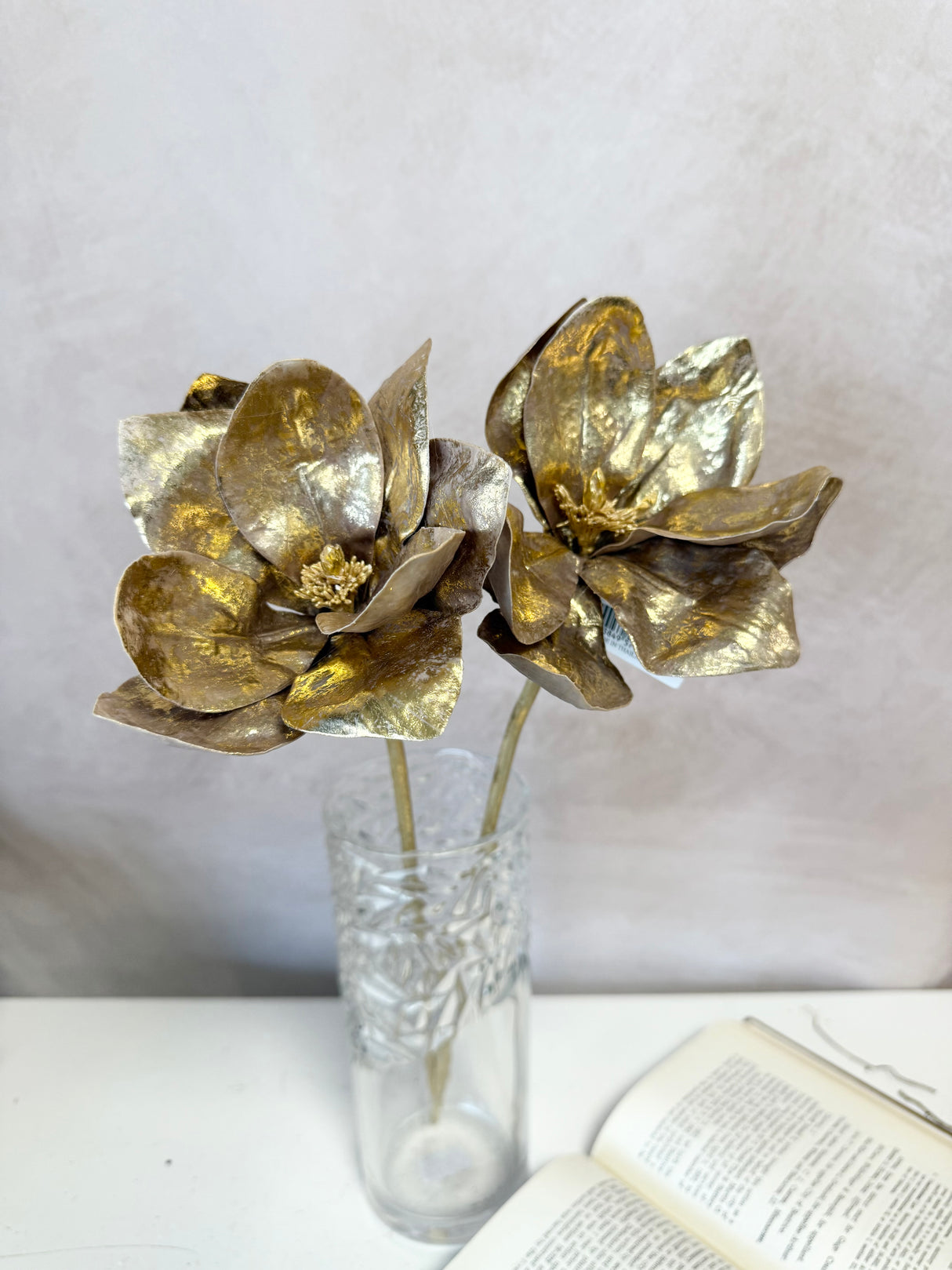 Gold Magnolia Spray