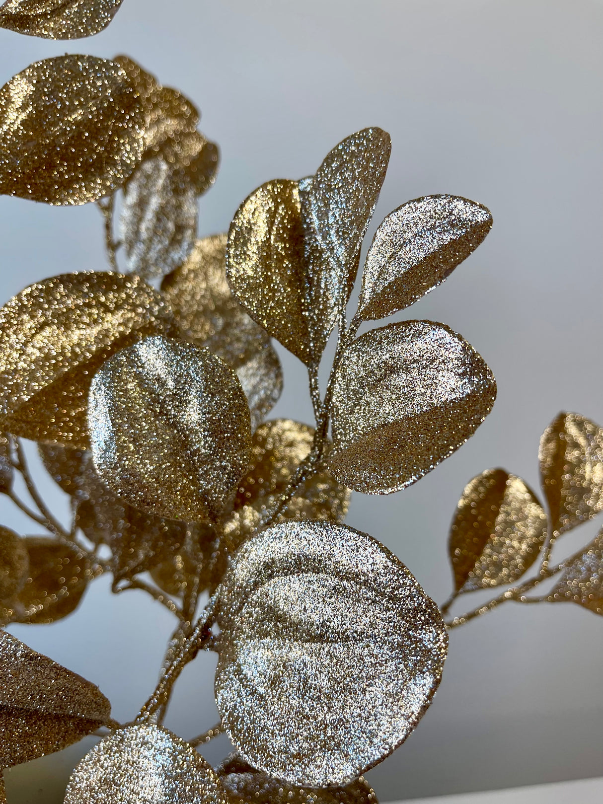 Glitering Gold Mountain Laurel Spray