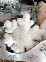 Snow Day Snowflake Pillow