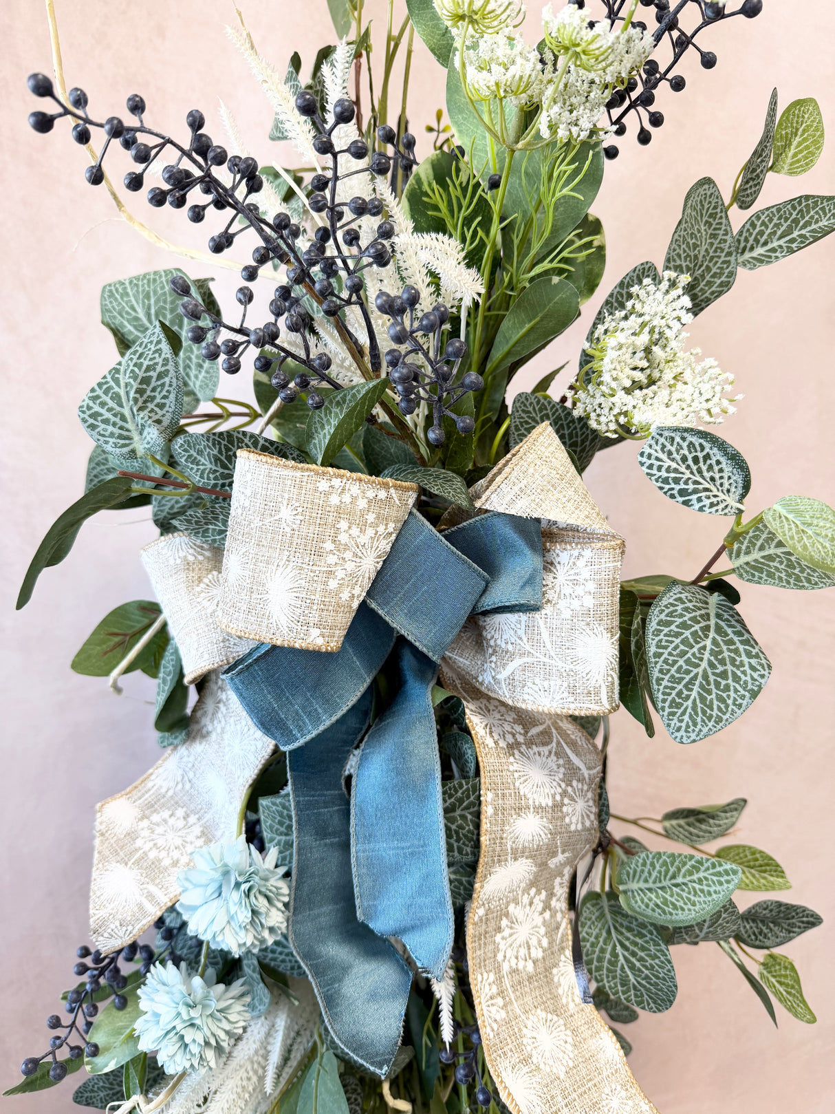 33" Garden In Bloom Swag