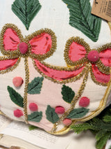 Velvet Ornament Embroidery Pillow