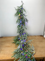 6' Frost Oversized Norfolk Lighted Garland