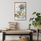 Lavender Lemon Bouquet Wood Art