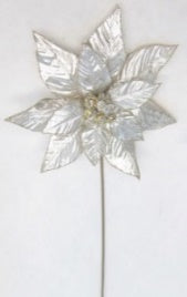 Silk Poinsetia Stem