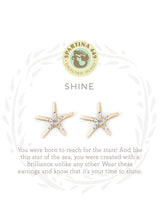 Sea La Vie Stud Earrings Shine