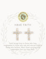 Sea La Vie Have Faith Stud Earrings - 2 Colors