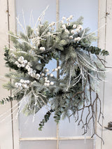 21" Icy Arctic Blast Wreath
