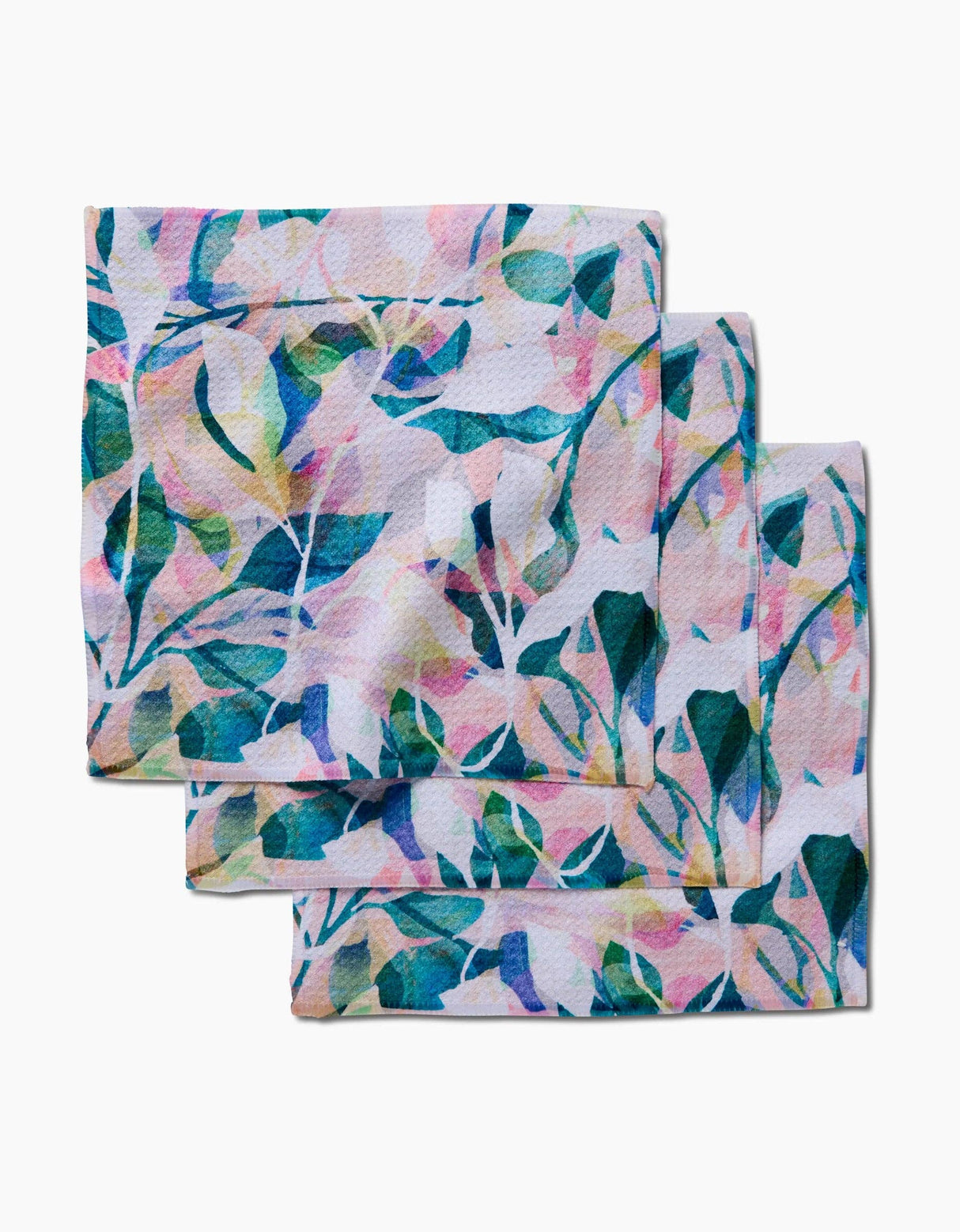 Painted Foliage Dishcloth Set